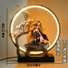 Demon Slayer GK Statue Kamado Nezuk Sitting Model LED Light Up PVC Figure Toy picture
