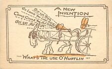Postcard C-1905 Arts Crafts Mule Cart Inventions Comic humor French 23-5658 picture
