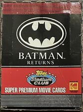 BATMAN RETURNS 1992 Topps Stadium Club Wax Box 36 Unopened Packs 540 Cards NEW picture