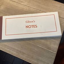 Vintage Gibson's Notes Receipt Book 504D On Demand Loan Promissory Paper Booklet picture