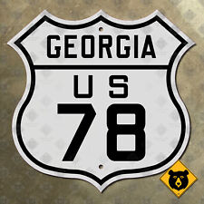 Georgia US Route 78 highway marker road sign 12x12 Atlanta Athens Augusta picture
