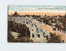 Postcard Arroyo Seco Colorado Street Bridge Pasadena California USA picture