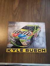 Kyle Busch # 18 Autographed 2015 M&M's Crispy Racing Hero Card picture