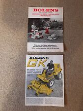 Vintage Bolens  Lawn Equipment Dealer Literature Lot of 2 picture