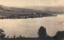 Real Photo Postcard Overview of Lake Cuba in Cuba, New York~118123 picture