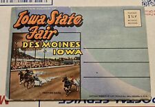 Vintage Iowa State Fair postcard Album Folder. Des Moines Large Letter 025 picture