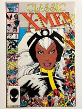 Classic X-Men #3 (Marvel 1986) Art Adams' Storm Headshot Cover picture