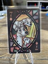 Tenyo Disney Stained Glass Playing Cards 101 Dalmatians Patch NM US Seller picture