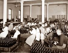 1911 Bottling Room, H. Walker & Sons Vintage Photograph 8.5