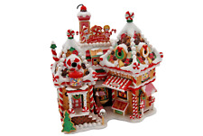 Department 56 North Pole Series- CHRISTMAS SWEET SHOP #56791 ***MISSING 1 FLAG** picture