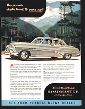 1951 GRAY FOUR DOOR BUICK ROADMASTER DYNAFLOW VINTAGE PRINT AD picture