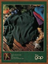 1986 The Gap Shetland Sweater Vintage Print Ad/Poster Christmas Winter Art Décor picture