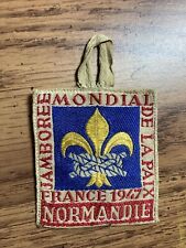 Normandie Subcamp Patch 1947 6th World Jamboree Held in France Boy Scout BP picture