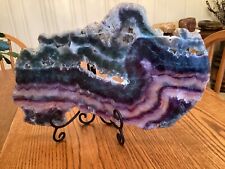 Fluorite Crystal, Polished Natural stone specimen 10.42 Pound picture