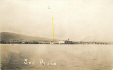Postcard RPPC 1920s California Waterfront San Pedro CA24-968 picture