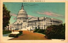 Vintage Postcard- M500: US Capitol, Washington DC. Cancellation 1945 picture