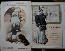 (2) E & M Ganss Fine Furs Rochester NY 1920s Illustrated Advertising Booklets picture