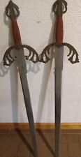(2)TOLEDO Vintage Sword Made In Spain 3.5 FEET 41” original Patina picture