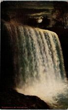 Minnehaha Falls By Moonlight Minneapolis Saint Paul MN Vintage Postcard EE1 picture