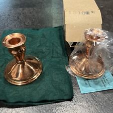 Copper Tapered Candle Holders Set of 2 Coppercraft Guild Taunton Mass 4