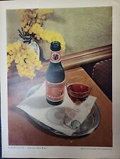 Grapillon Grape Juice 1948 Print Ad Du Magazine Swiss German Color Platter picture
