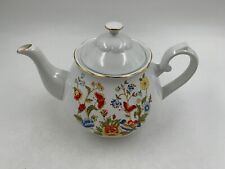 Pre-Owned Royal Tudor Ceramic 6.5in Floral with Butterflies Teapot DD02B26003 picture