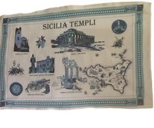 Sicily Italy Souvenir Tea Towel - Kitchen Towel, Made in Italy Cotton picture