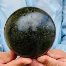 1740g Large Rare Olivine Peridot Green Crystals Gemstone Sphere Mineral Specimen picture