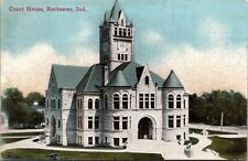 Postcard Court House in Rochester, Indiana picture