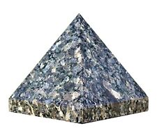 Huge 15CM Black Larvikite Crystal Quartz Chakra Healing Energy Stone Pyramid picture