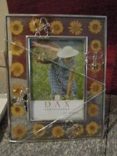 vintage Connoisseur DAX photo frame NIB butterfly sunflower free standing picture