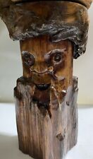 Amazing Hand Carved Wood Wizard Trinket Box App 12 1/2” picture