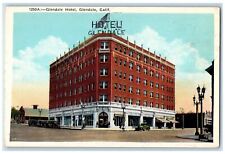 c1920's Glendale Hotel Restaurant Building Door Entrance Glendale CA Postcard picture
