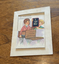 Vintage Valentines Greeting Card 3 X 4