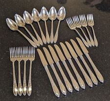 Heirloom Silverplate CHATEAU Pattern Flatware Mixed Lot Set  1930's EUC 23 piece picture