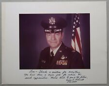 Vintage Autographed Colonel Eugene D Robinett US Air Force Pilot President LBJ picture