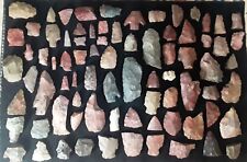 75 Native American Arrowheads Authentic Pre 1600 Brokes Collection Lot # 2 picture