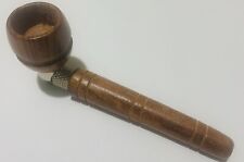 4”Wood Tobacco Smoking Pipe One hitter W/Wood Bowel Pipes Easy to clean picture