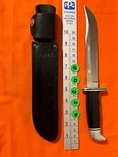 BUCK 120 GENERAL HUNTING KNIFE PRE DATE CODE 3 LINE STAMP 1972-1986 W/ SHEATH picture