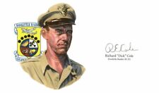 Richard E. Cole Hand Signed Cut Signature GOE Lithograph WWII Doolittle Raider 2 picture