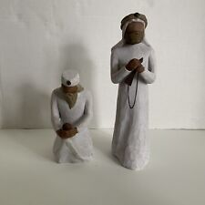 DEMDACO Willow Tree Two of Wisemen Nativity Figurines 2000 ** Only 2** picture