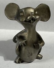 Hudson Pewter Mouse Good Condition Marked WF Cute picture