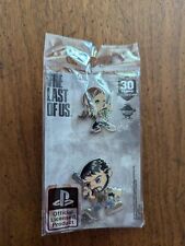 The Last Of Us Joel and Ellie Enamel Pin RARE ESC Toys Official Naughty Dog 2014 picture