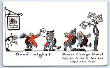 Postcard Good-Night Prince George Hotel, NY comic J132 picture