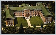 Kingston PA Pennsylvania Postcard Nesbitt Memorial Hospital Aerial View c1940s picture