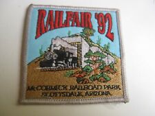 1992 Railfair McCormick Railroad Park Scottsdale, Arizona Patch BIS picture