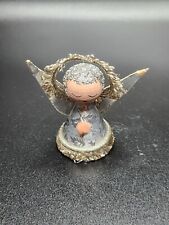 Vintage Wooden  Mini Angel Made In Austria picture
