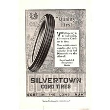 Goodrich Silvertown Cord Tires Best in the Long Run 1919 Advertising Print Ad picture
