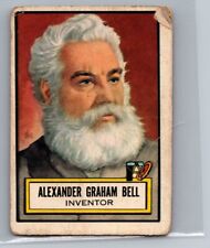 1952 Topps Look 'n See Alexander Graham Bell #74 FAIR/GOOD picture