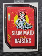 1967 Topps Wacky Packs Die-Cut #6 Slum-Maid Raisins picture